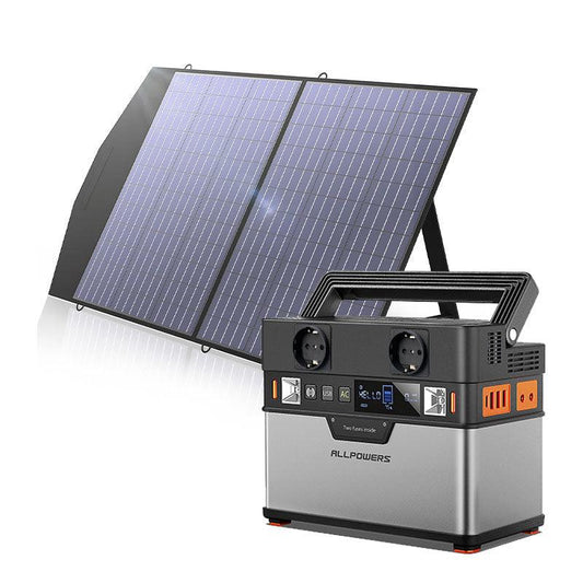 Sirona.POWER. - 300W Powerstation-Set inkl 100W Solarpaneel - Sirona Energy - Solar - Balkonkraftwerk - Energie sparen - Photovoltaik - Mini-PV - powerstation mit solarpanel